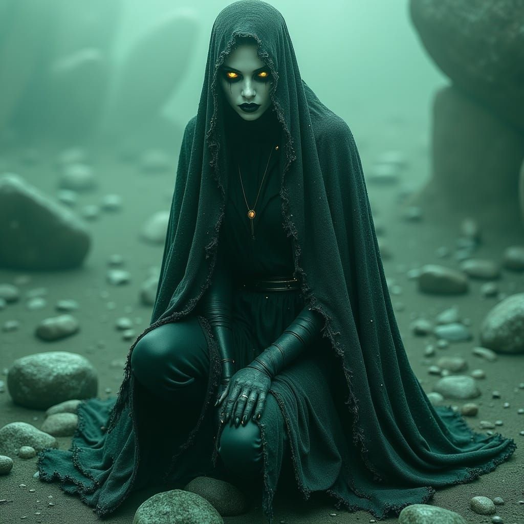 Cultist Goddess in R'lyeh's Darkness