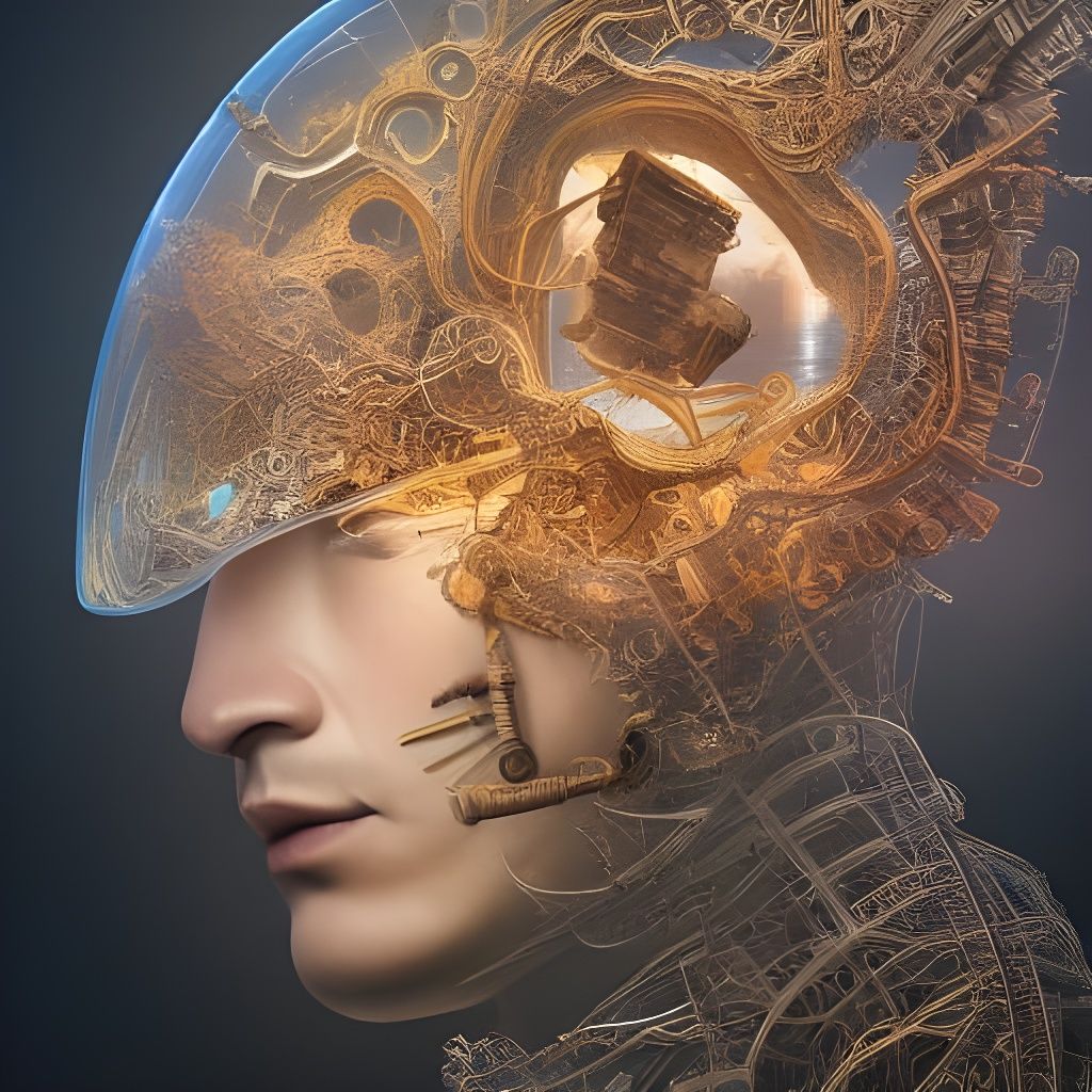 Deconstruction of a Human Brain: Digital Matte Painting