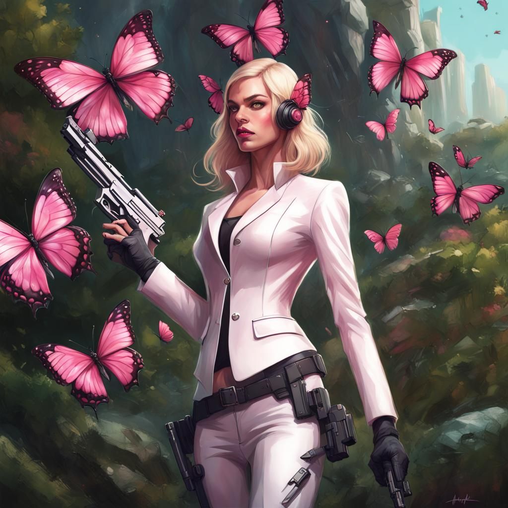 Secret Agent in Fairytale World: Fantasy Art