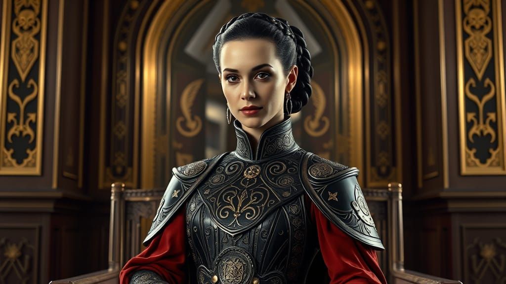 Star Wars Padmé Amidala in Latex Royal Costume