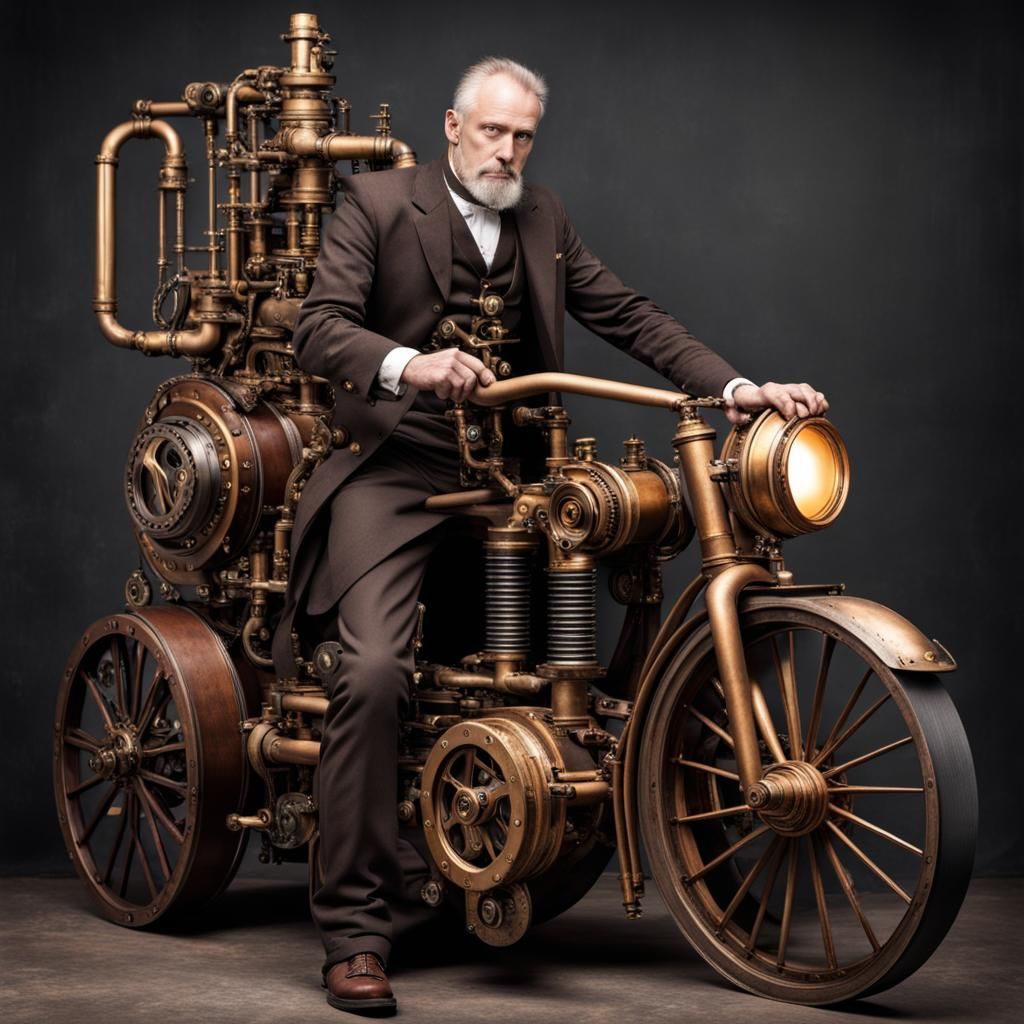 Detailed Steampunk Engine Design