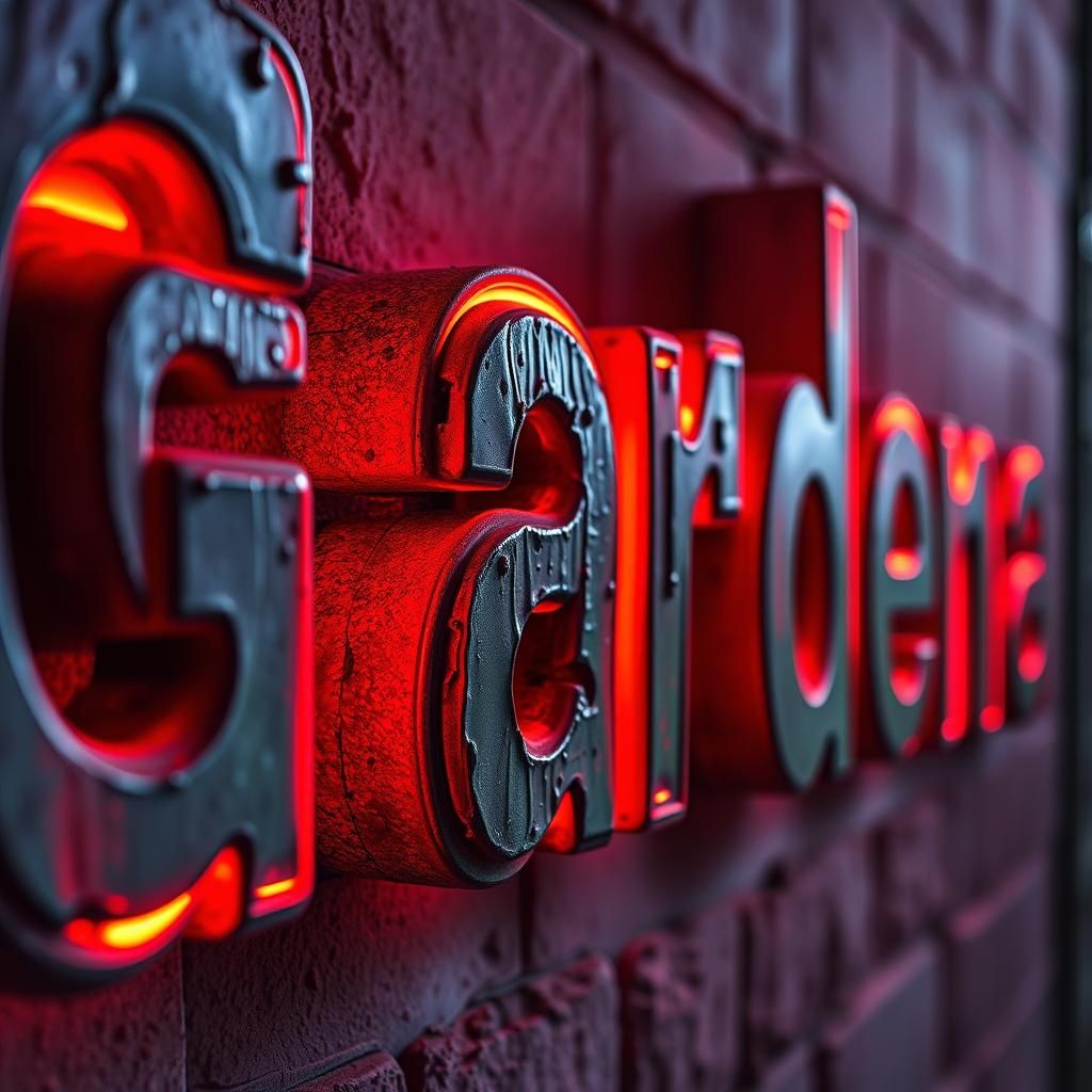 Gardena in Bold 3D 90s Cartoon Style