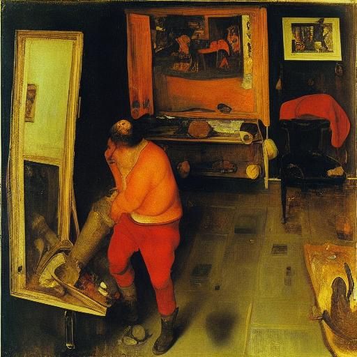 Clog Removal: Inspired by Holbein, Soutine, Ensor