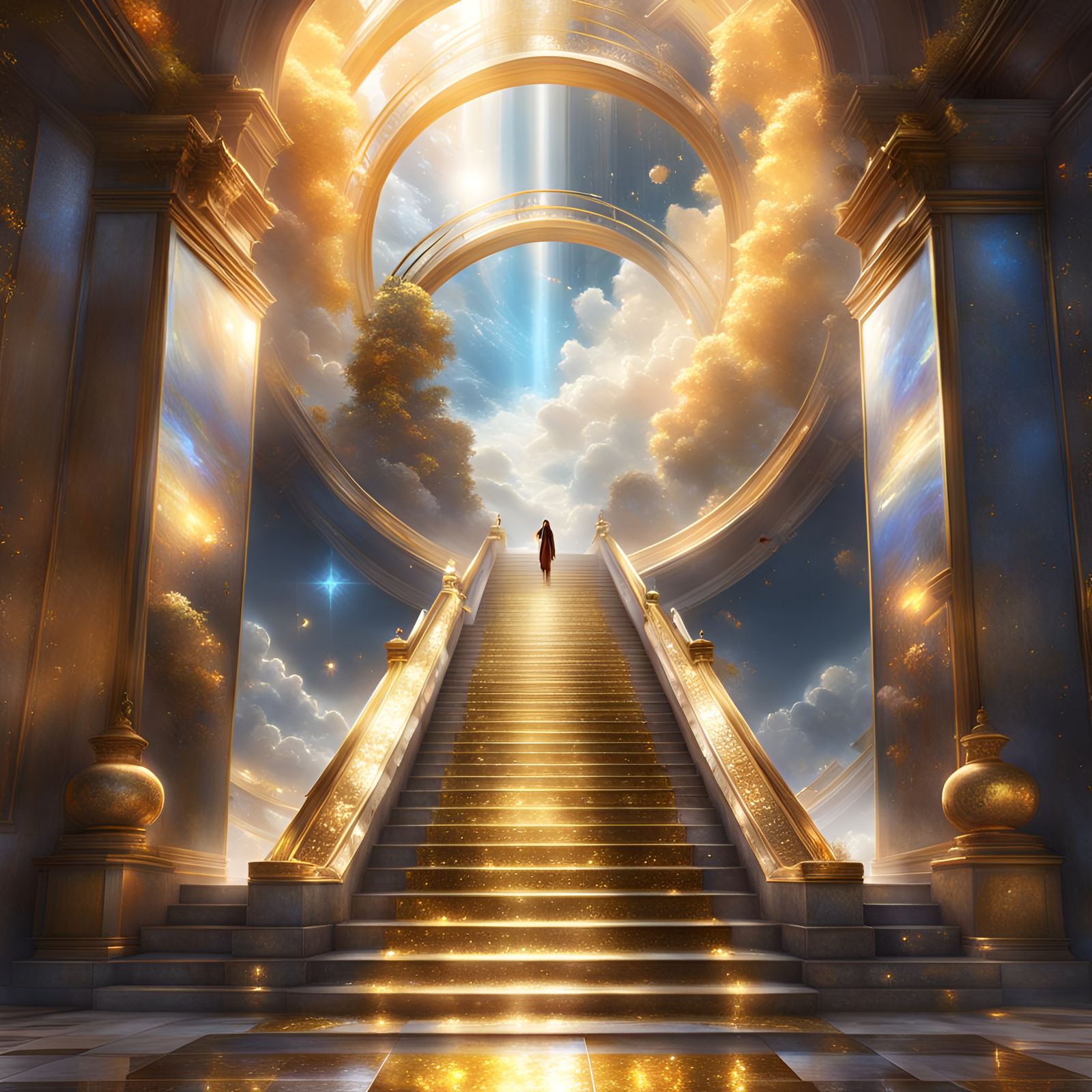 Heavenly Portal in 5-Dimensional Space