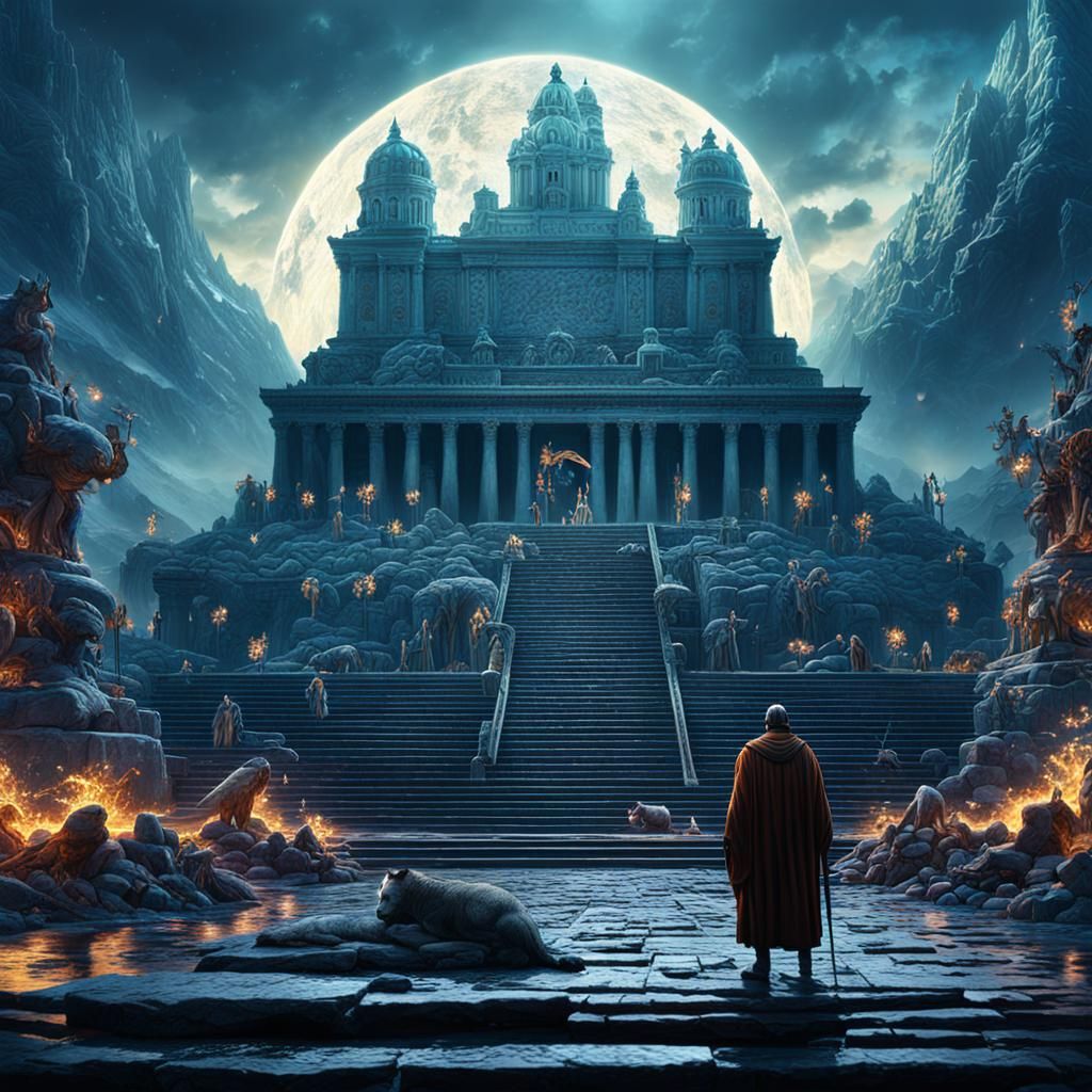 Epic Atlas of Greek Mythology: Digital Matte Painting