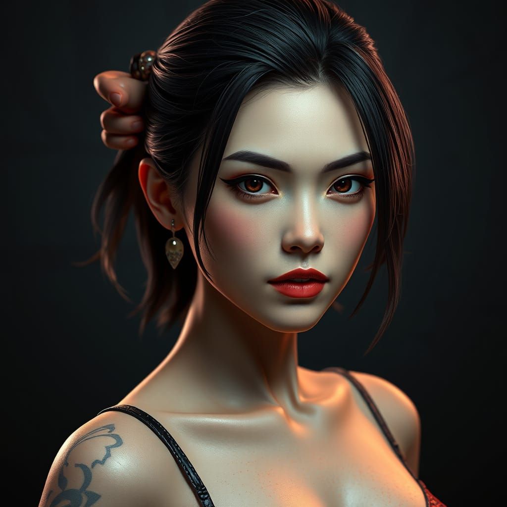 Hyperrealistic Concept Art of Ada Wong