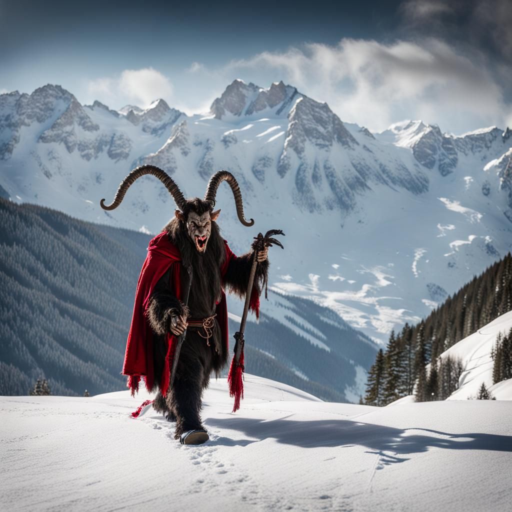 Krampus in the Alps