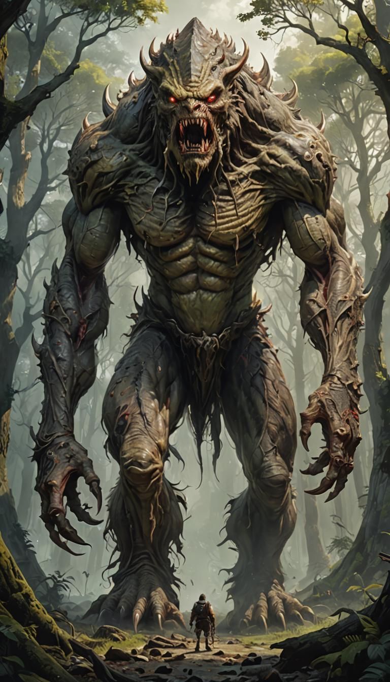 Extremely Large Creature Illustration