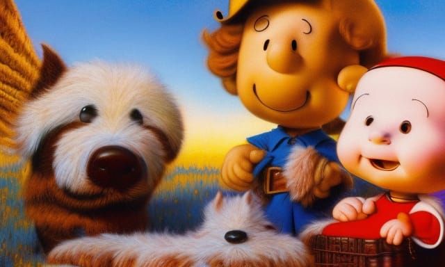 Realistic Pigpen from Peanuts in Detailed Concept Art