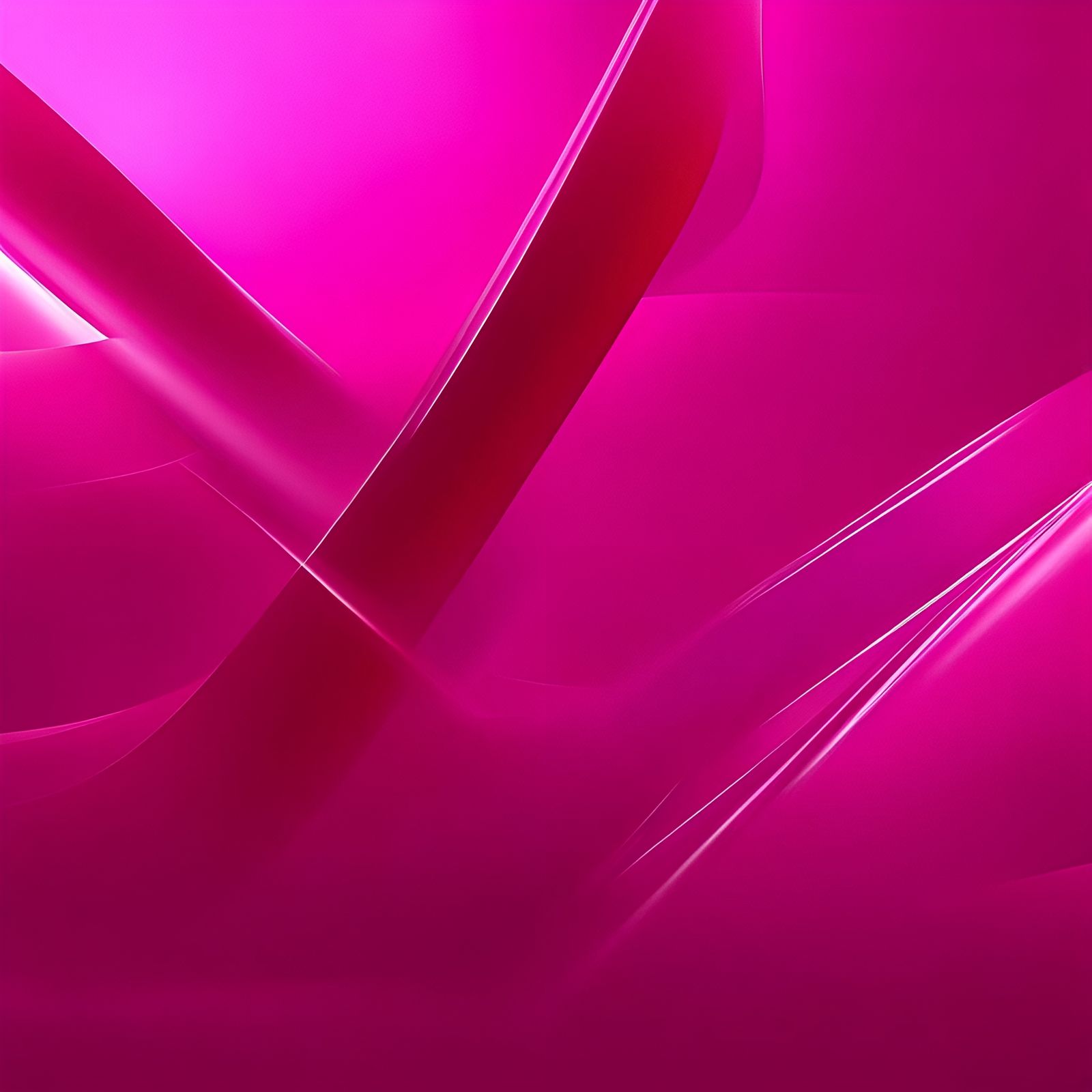 Abstract Image with Flowing Lines in Fuchsia