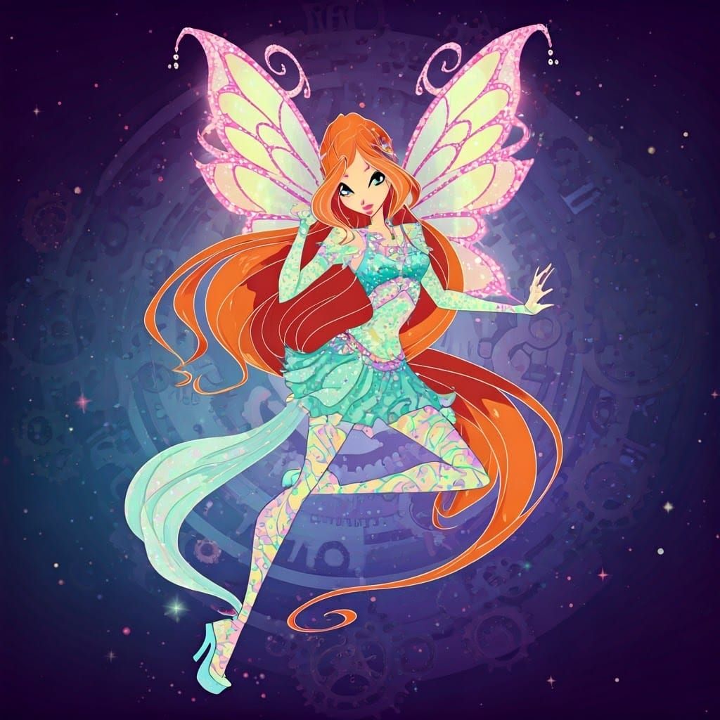 Fairy of time's enchantix
(winx club style)