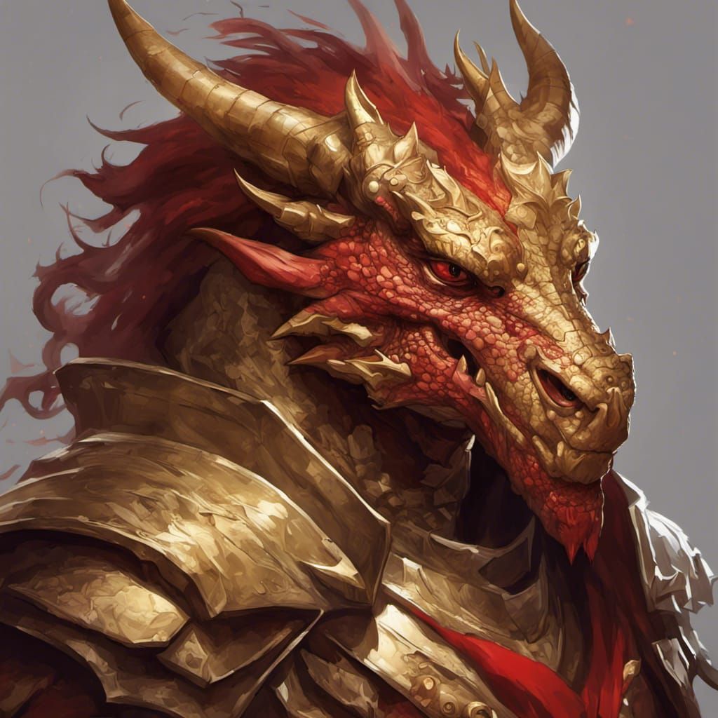 Realistic Dragonborn Portrait in Unreal Engine 5