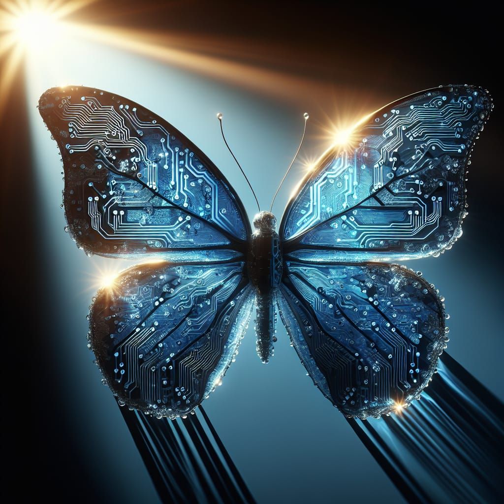 Bionic Butterfly: A Robotic Circuitry Marvel