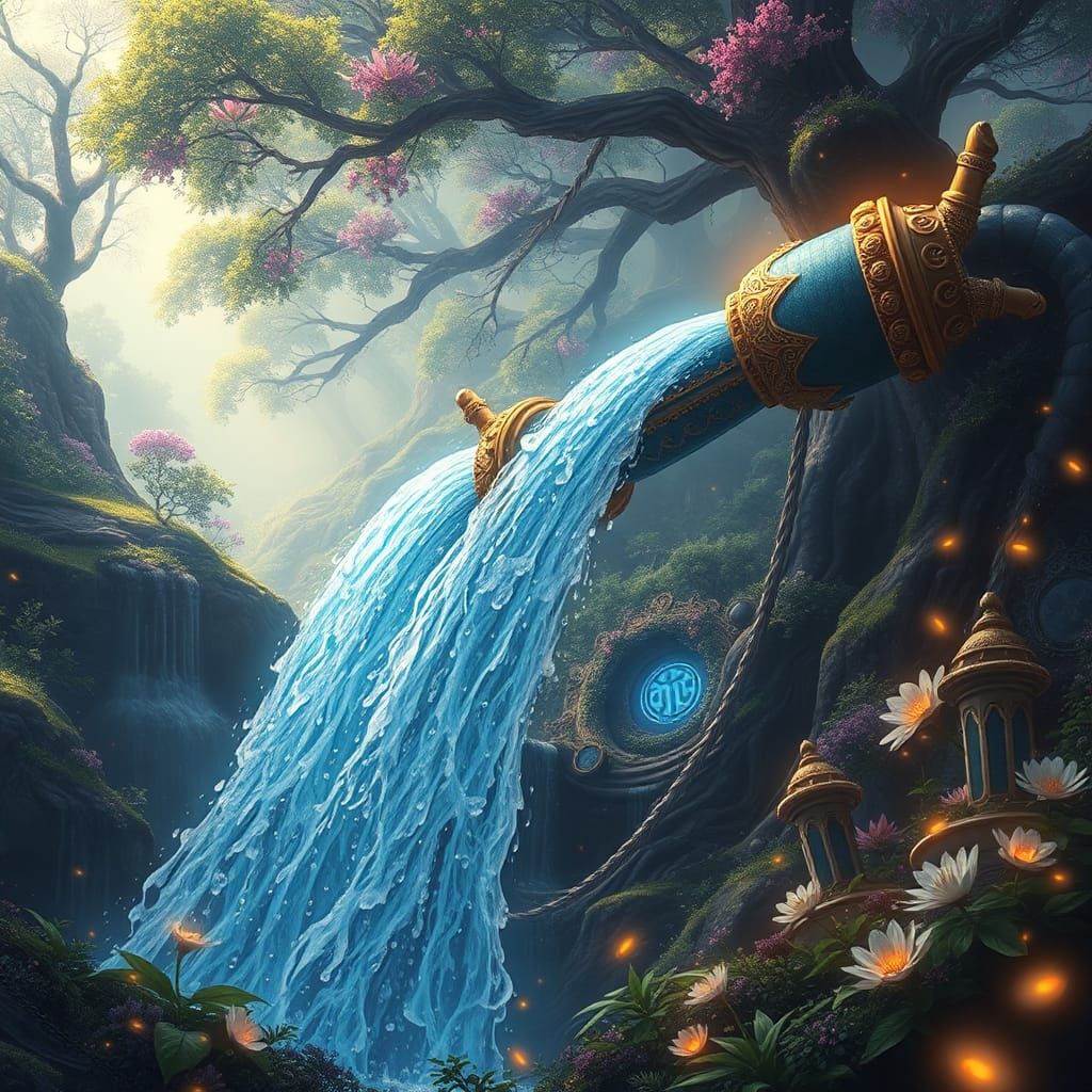 Mystical Hose Runs Through Enchanted Realm