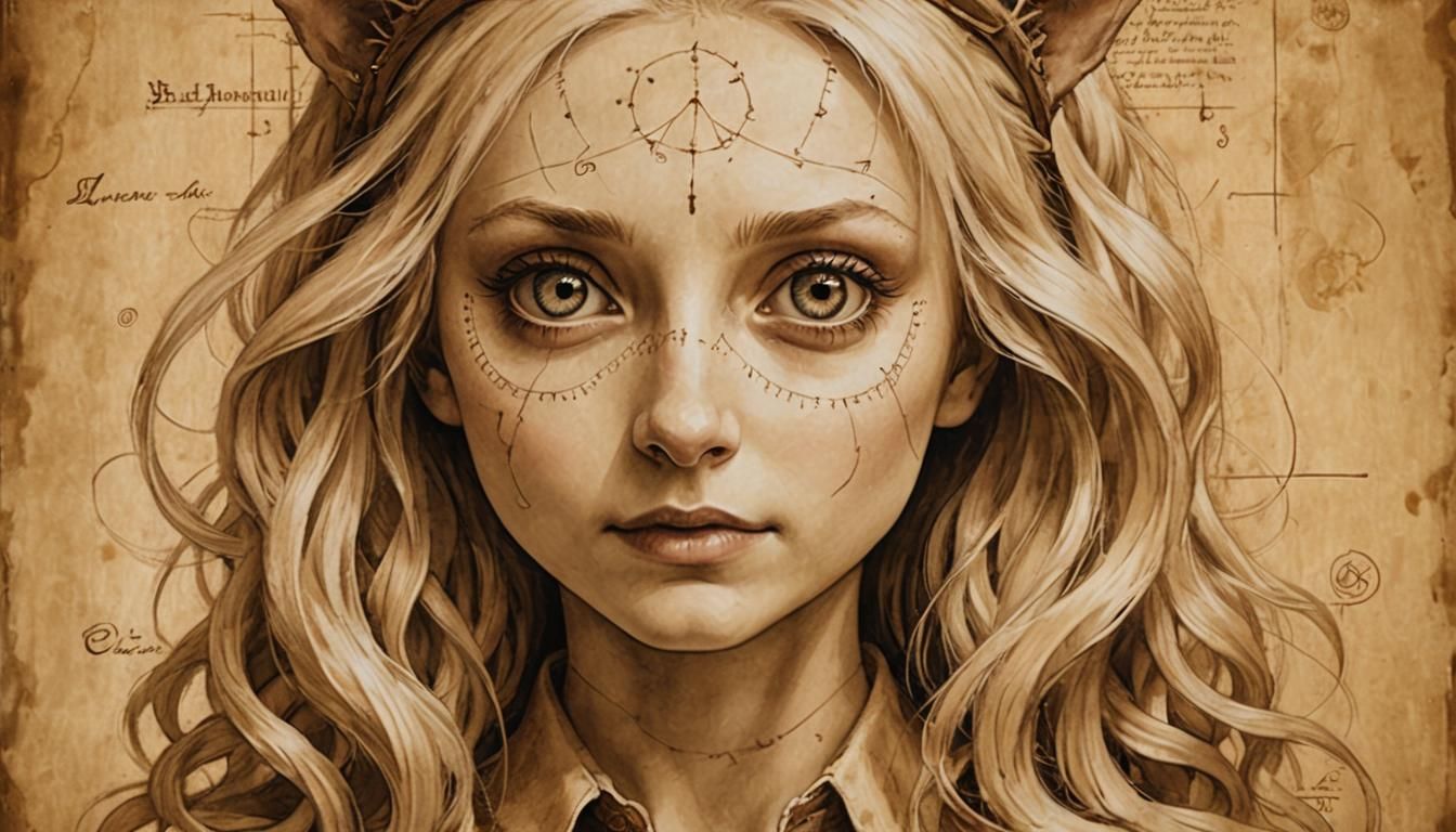 Luna Lovegood Painted in Renaissance Style