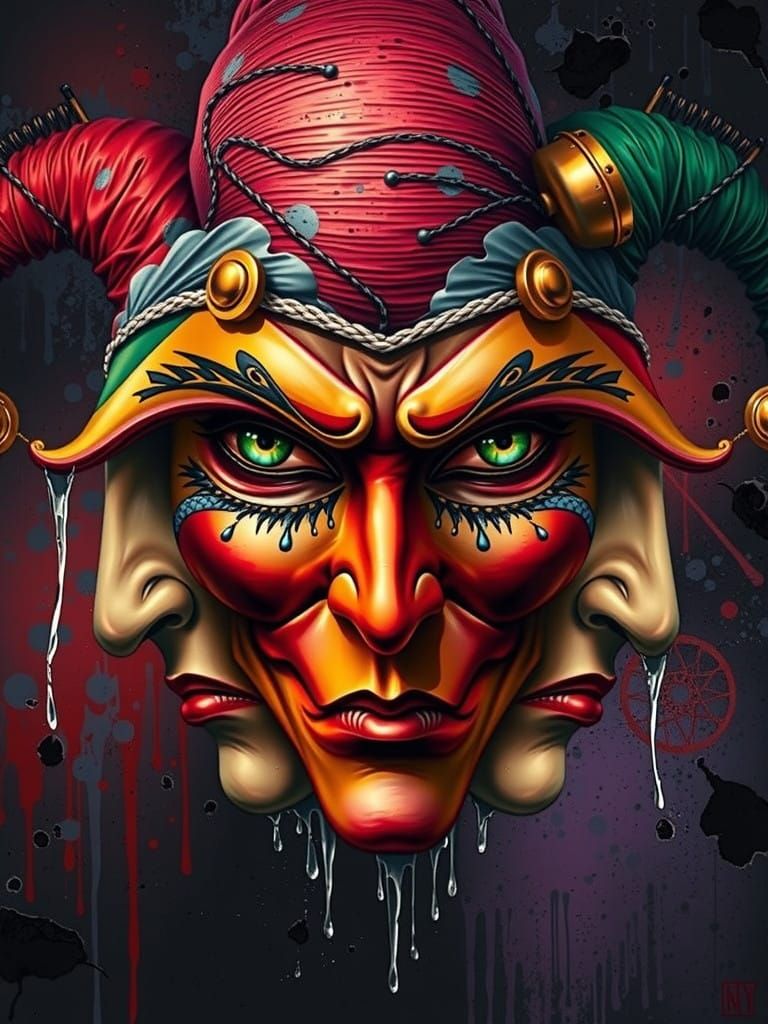 Three faces of a Jester