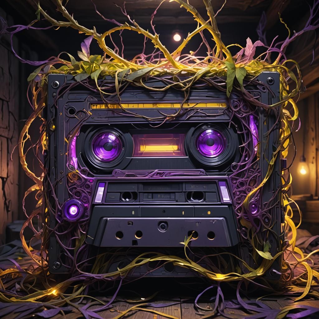 Ominous Cassette Tape Horror in Abandoned Attic