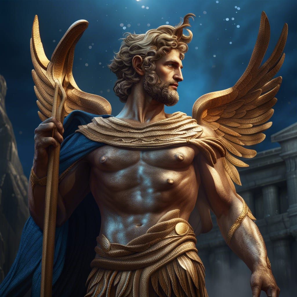 Apollo: Greek God in Detailed Fantasy Art