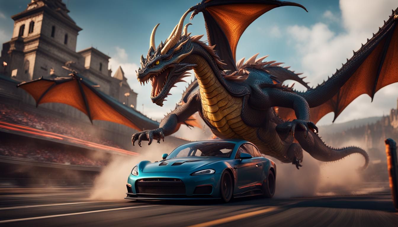 Dragons Drag Racing: Fantasy Concept Art