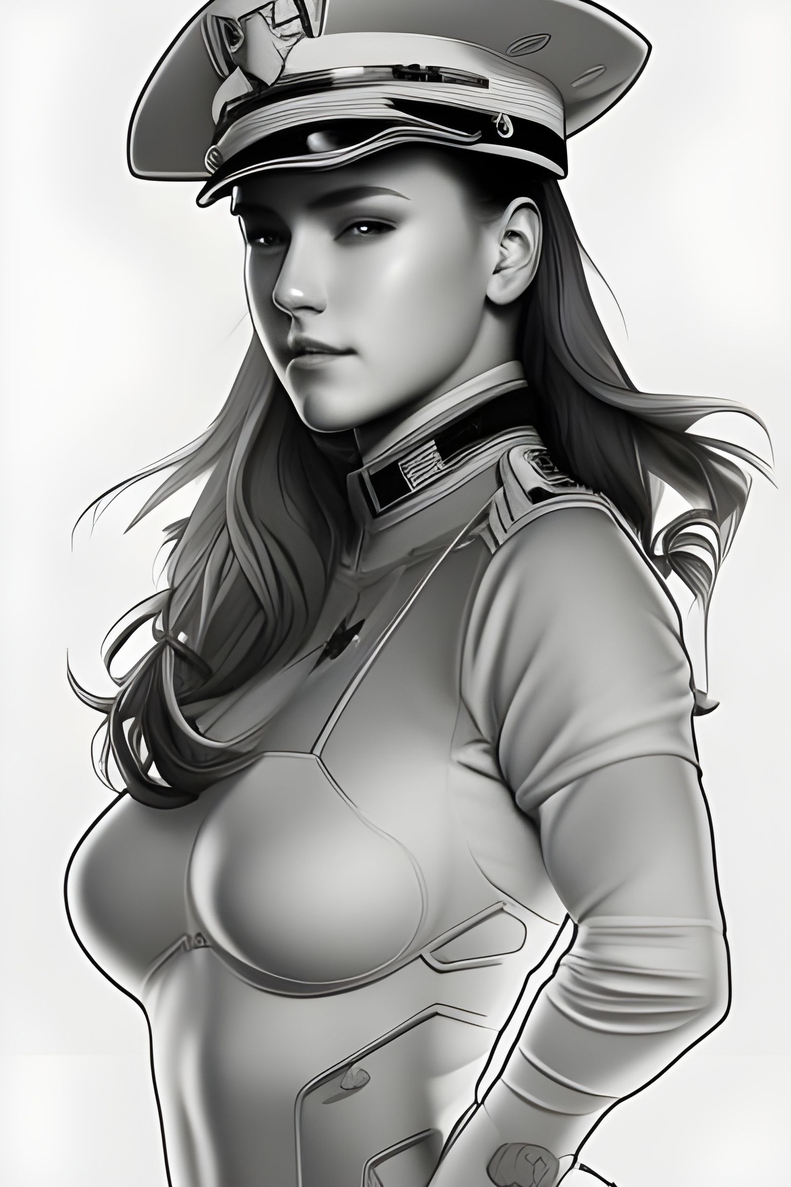 Sci-Fi Space Trooper Girl