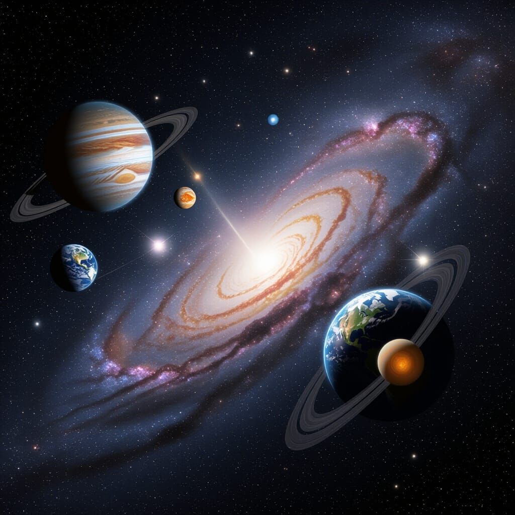 Vast Solar System Merging With The Galaxy