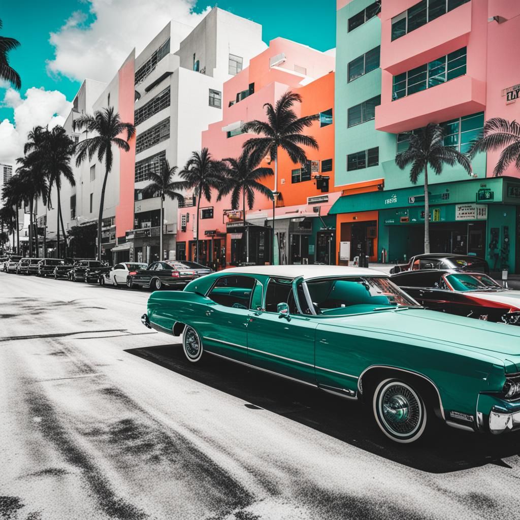 Vibrant Miami Streets
