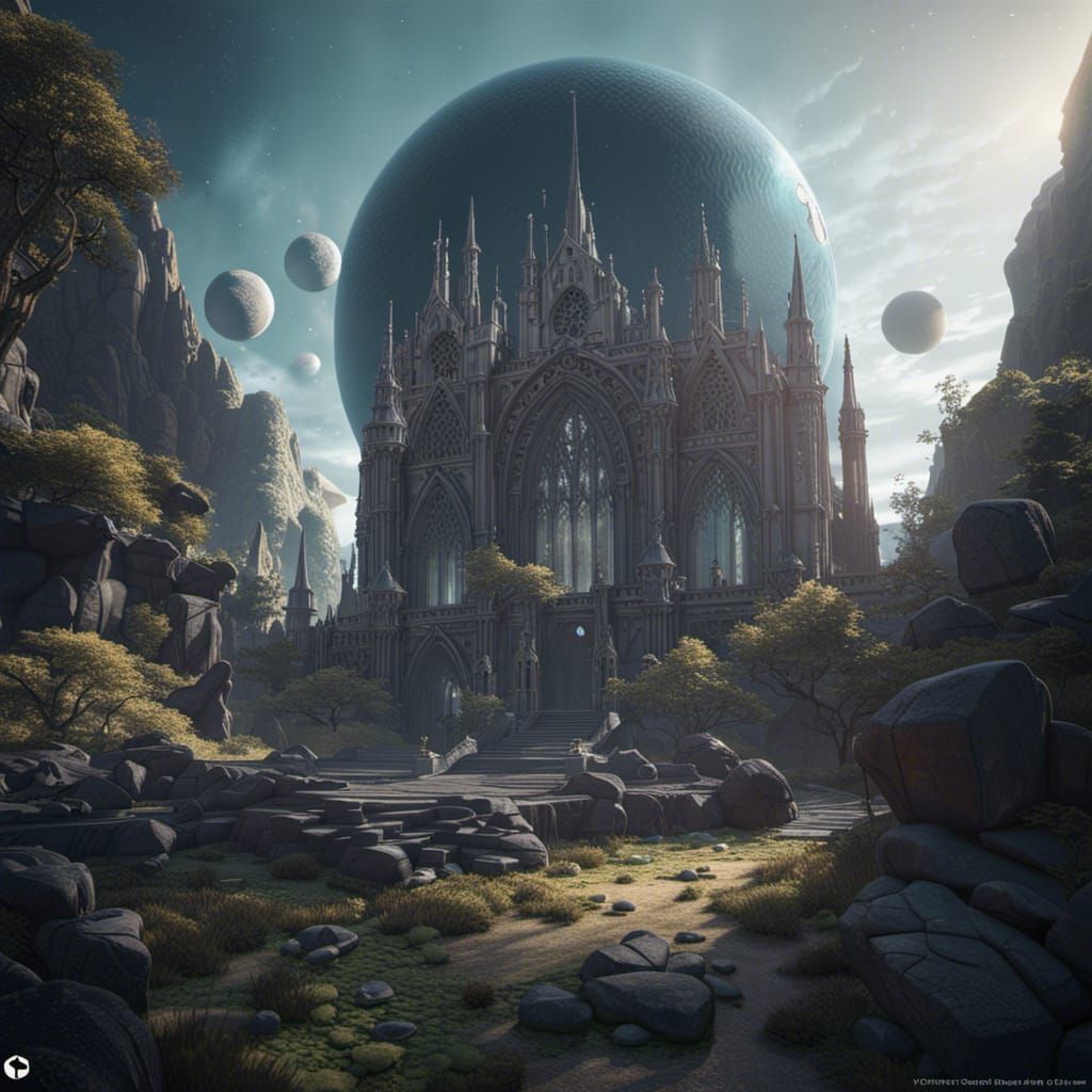 Gothic Architecture on Pluto: Biosphere 5 in Unreal Engine