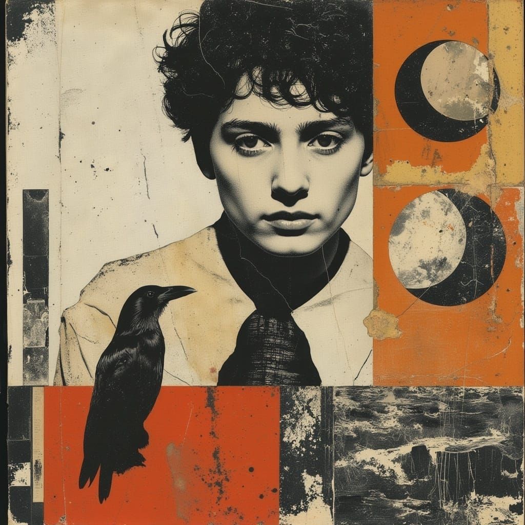 Ethereal Portait of a Man in Golden Ratio Harmony