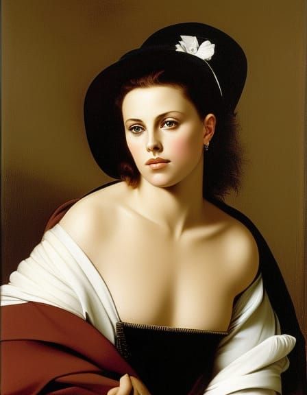 Dramatic Portrait in Baroque Style