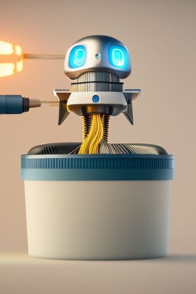 Electrocution by Hand: 3D Rendered Concept Art