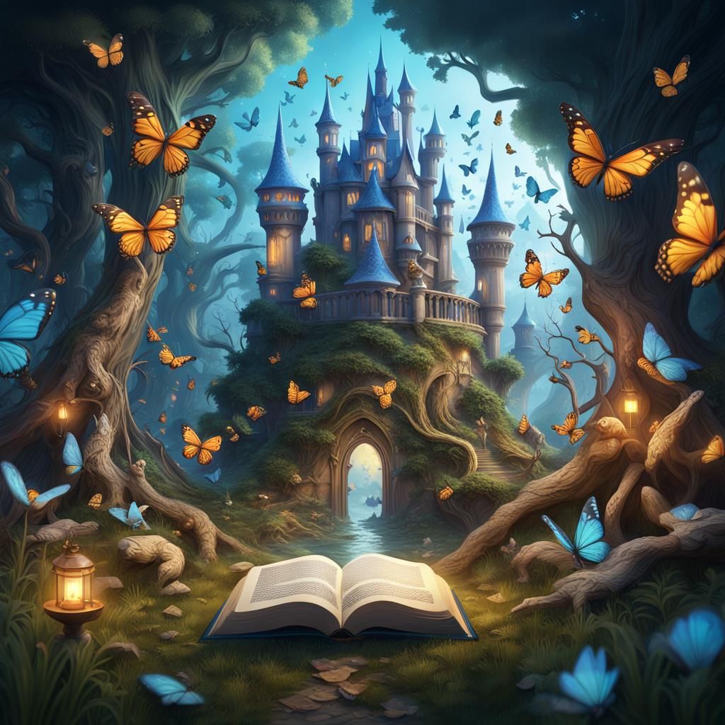 Fairy Tale Book Comes to Life as Matte Painting