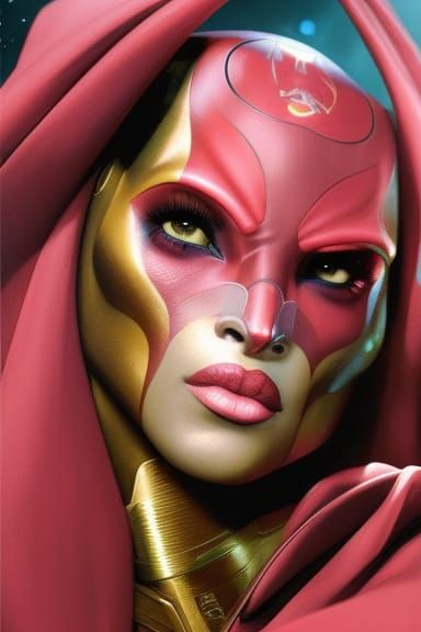 Futuristic Twi'lek Portrait in Hyperrealistic Sci-Fi Style