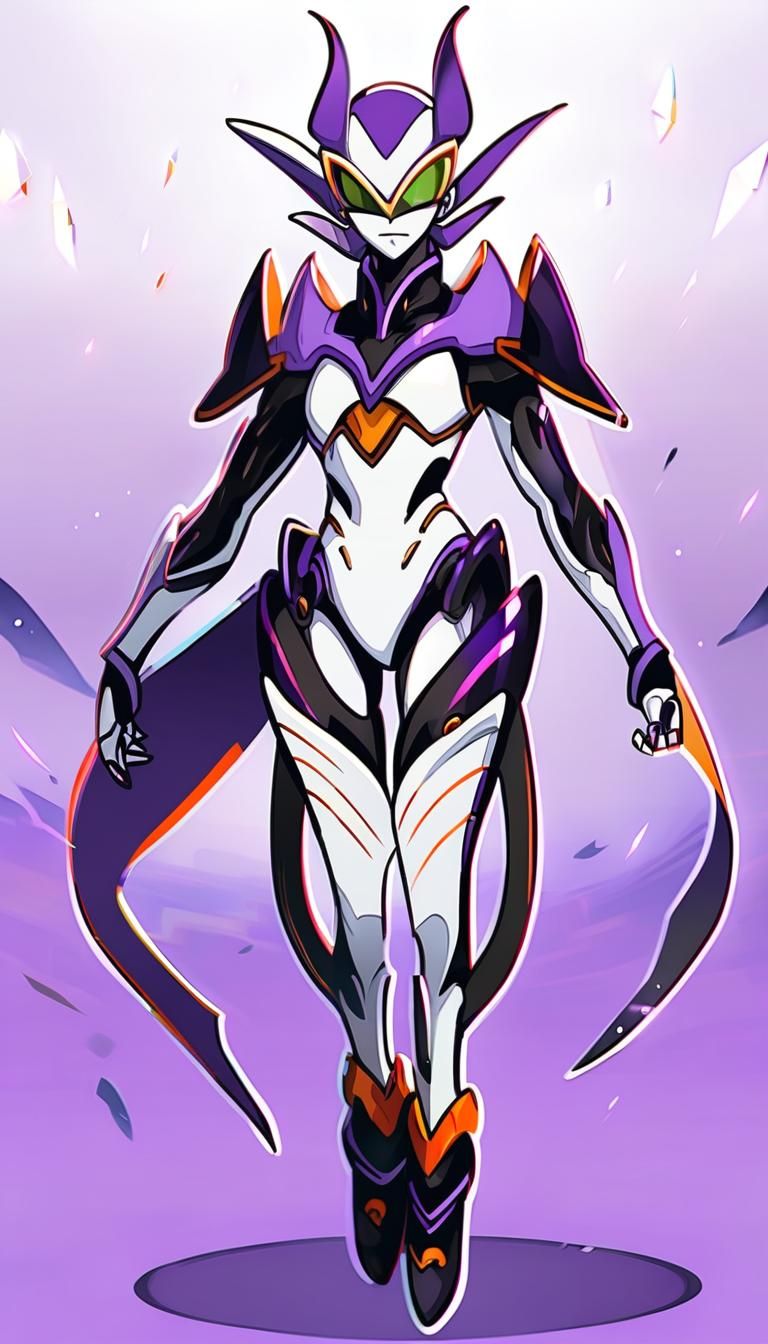 Attractive Frieza Race Character in Light Style