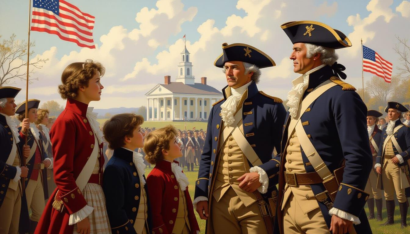 Revolutionary War Farewell in Historical Style