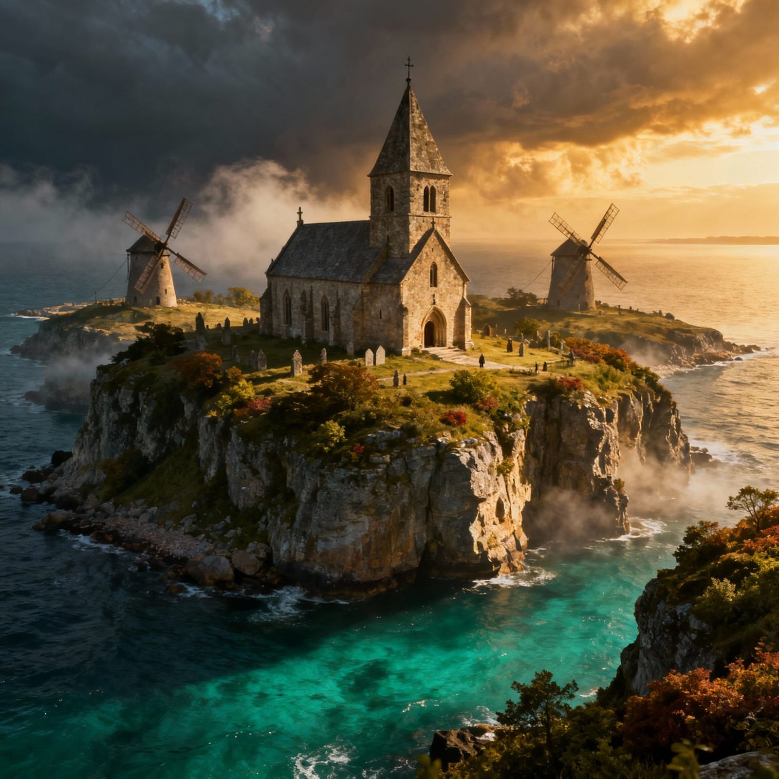 Medieval Gotland Island in Baltic Sea