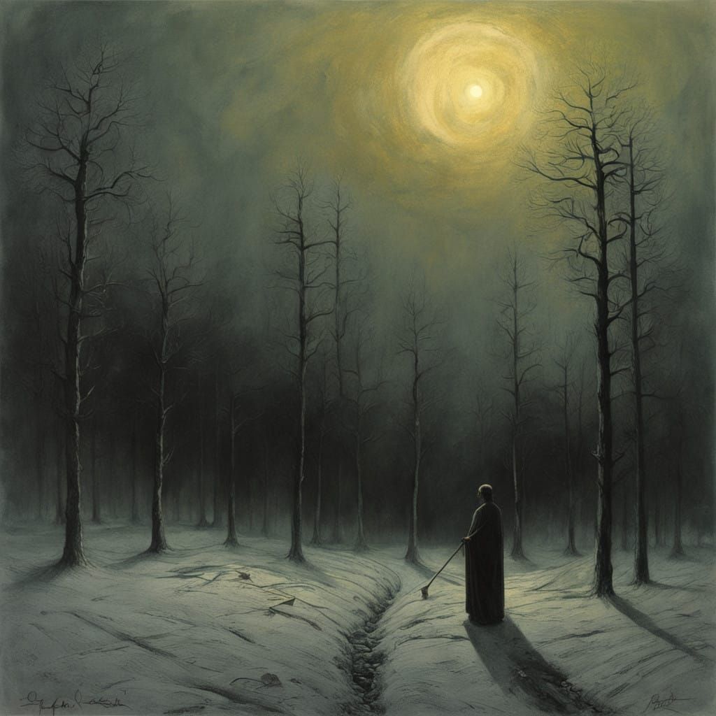 Mysterious Roman Goddess of Fortune in Dark Fantasy Style