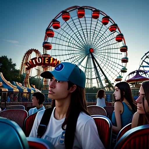 teenagers trapped in a seemingly endless amusement park, where each ride represents a hidden fear
