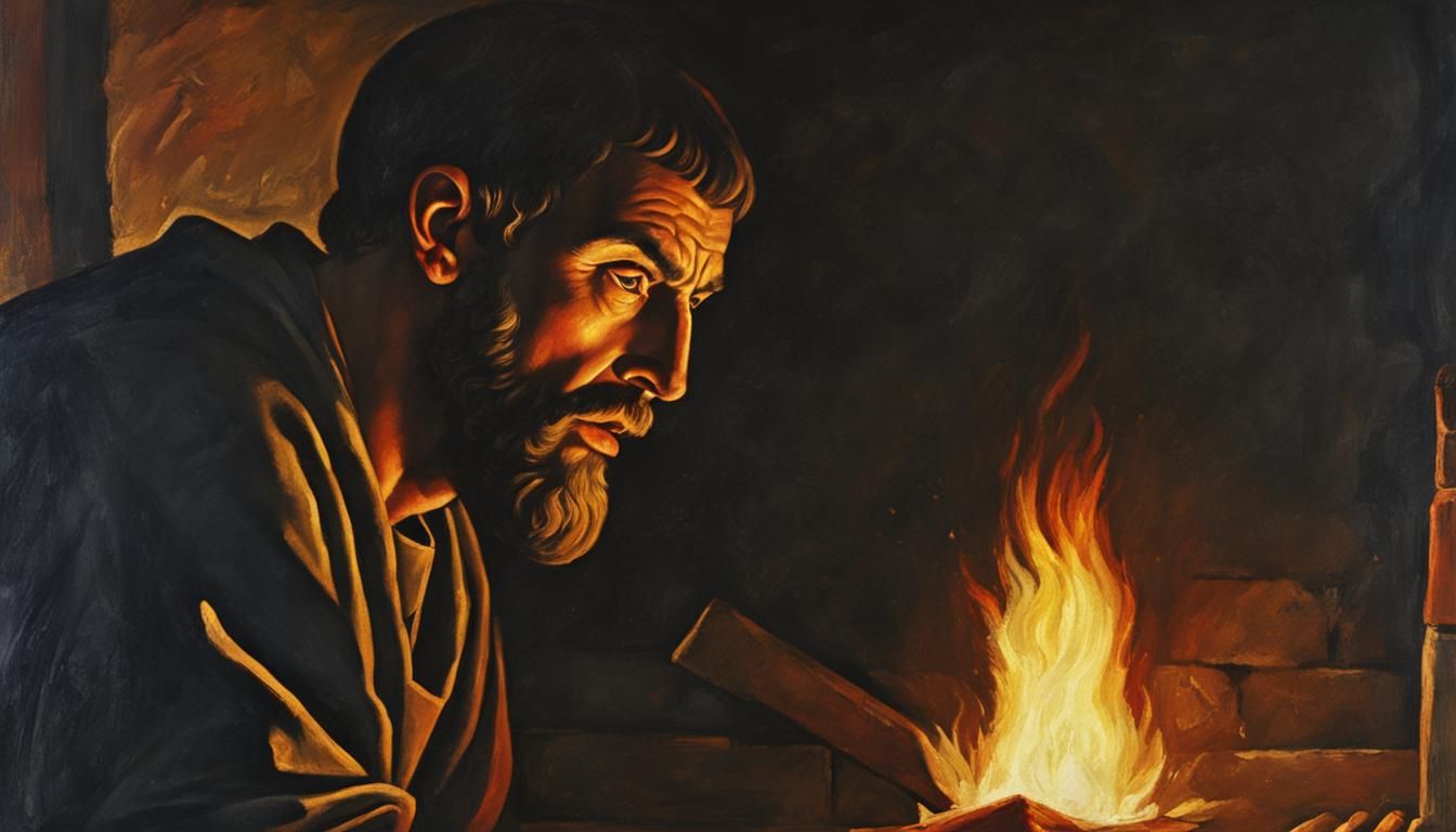 Renaissance Forge: Vulcan in Mannerist Style