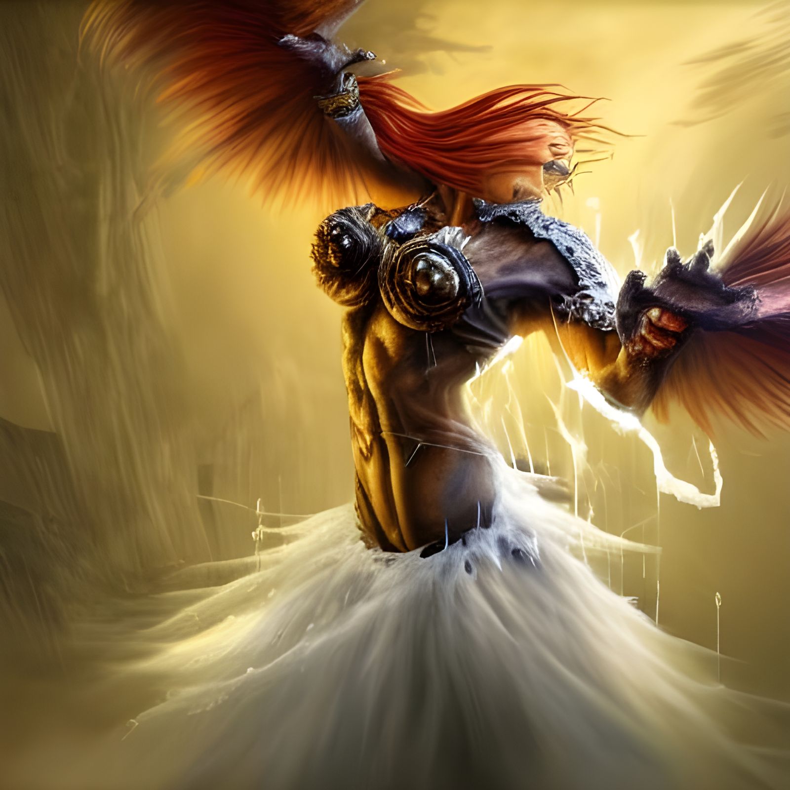 Masterpiece Concept Art with Intricate 3D Shading