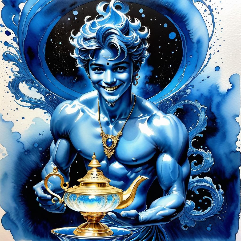 The genius of the lamp