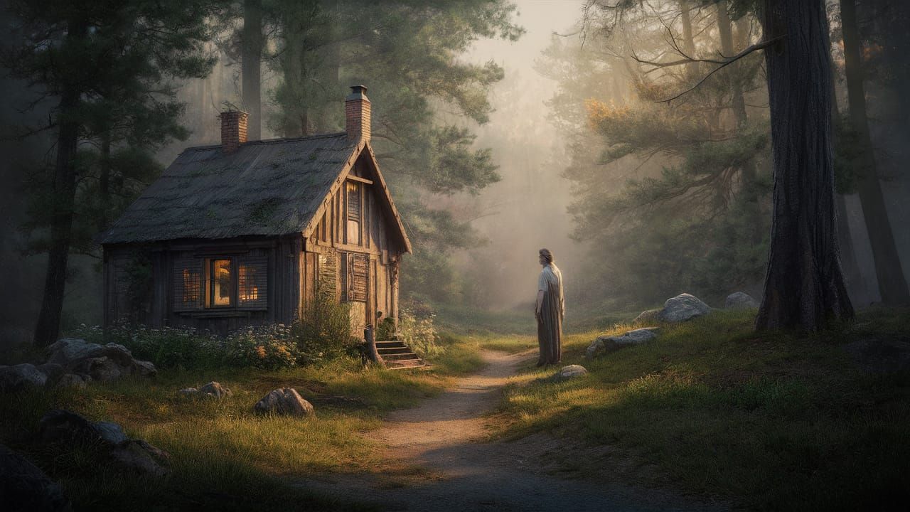 Ethereal Fantasy Scene in Hyperdetailed Mist