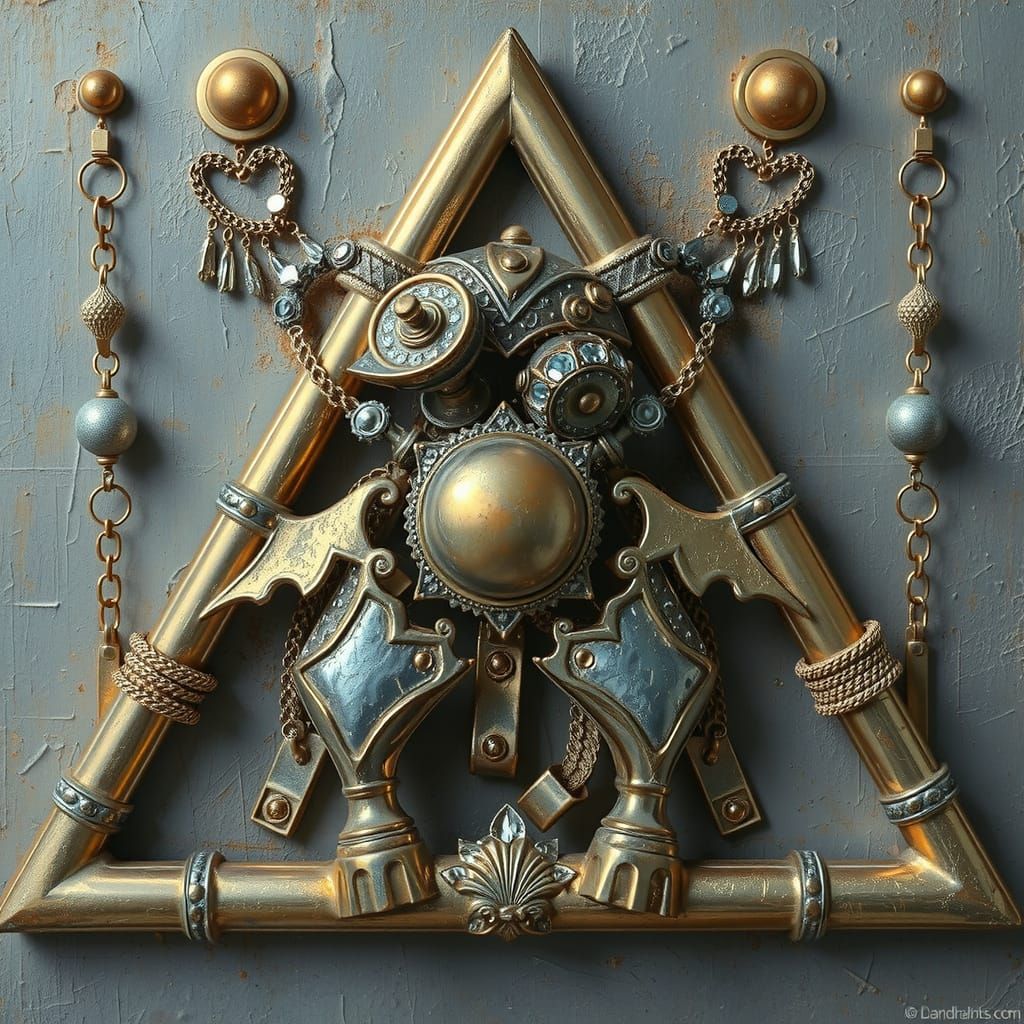 Reflections on Gold, Silver and Chrome Surfaces