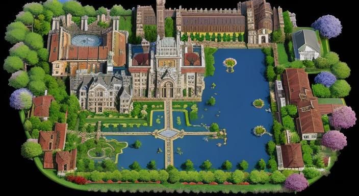 Fantasy Garden Battle Map for RPG Play