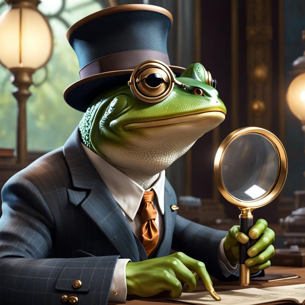 Dapper Frog Detective: Detective Hopperdink