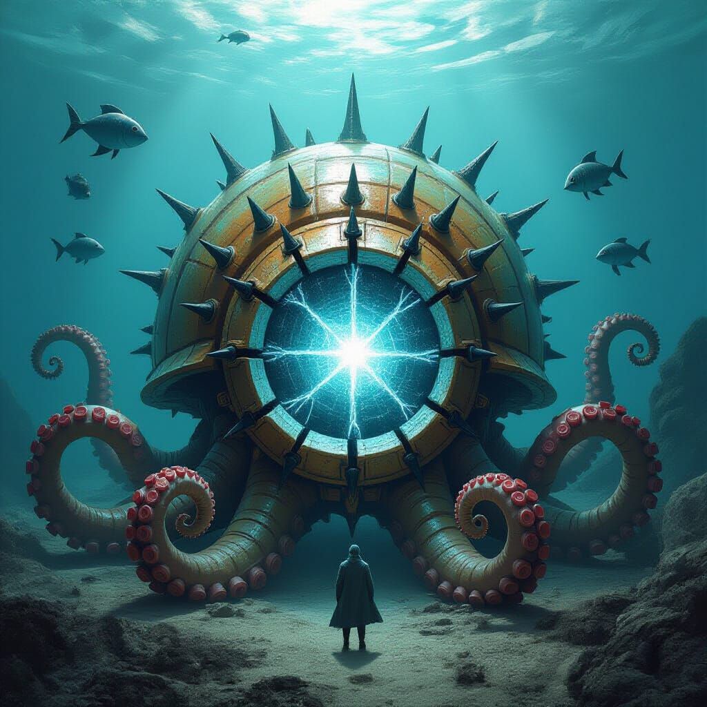 Mechanical Clam-Dreidel Hybrid: Octomortis