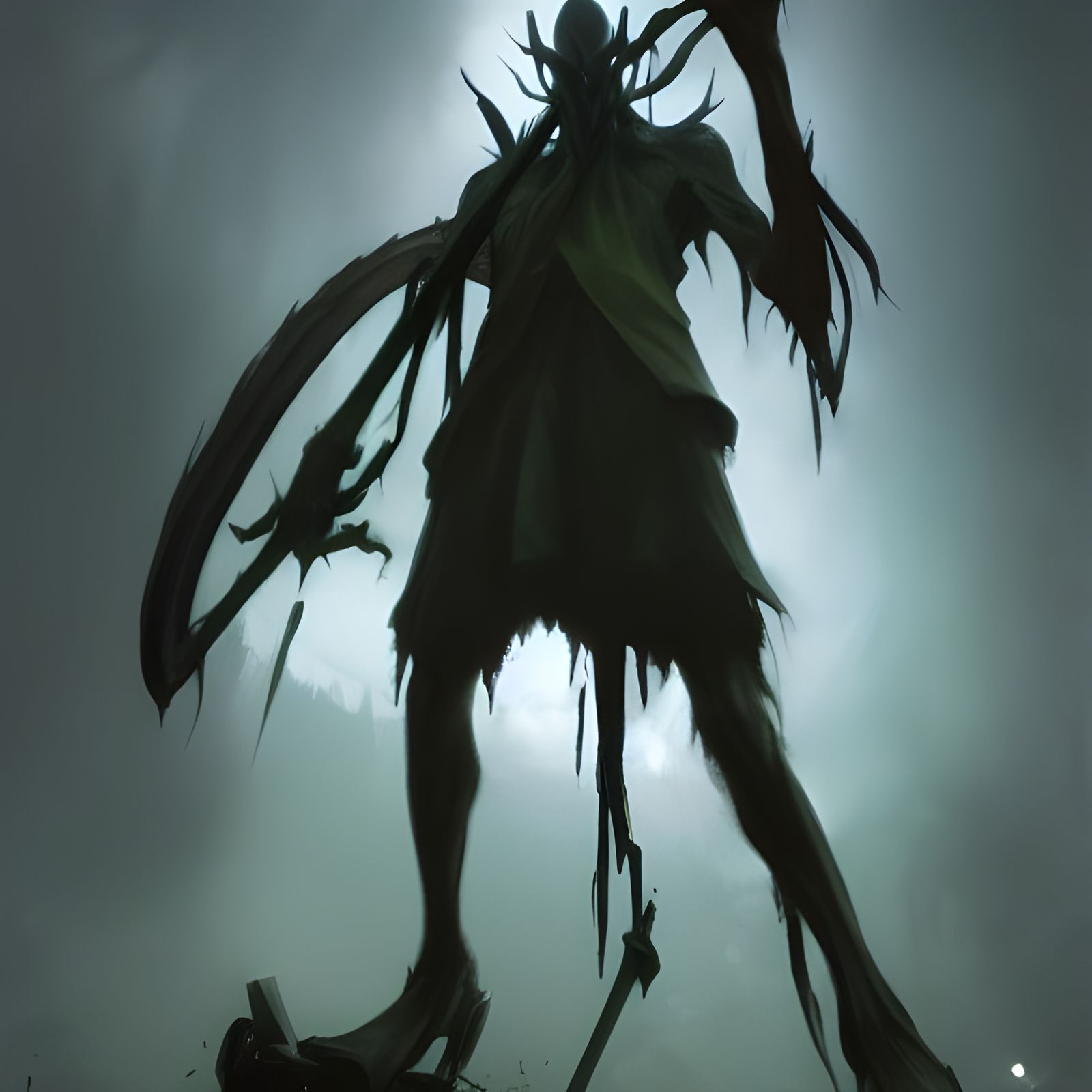 Sinister Fiddlesticks Illustration in Digital Art Style