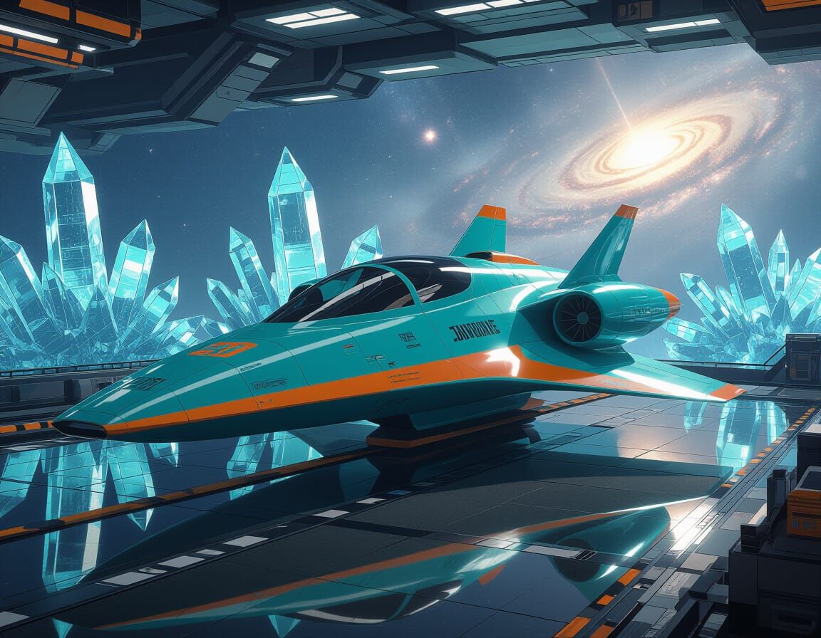 Seastar Space Cruiser in Crystalline Dock