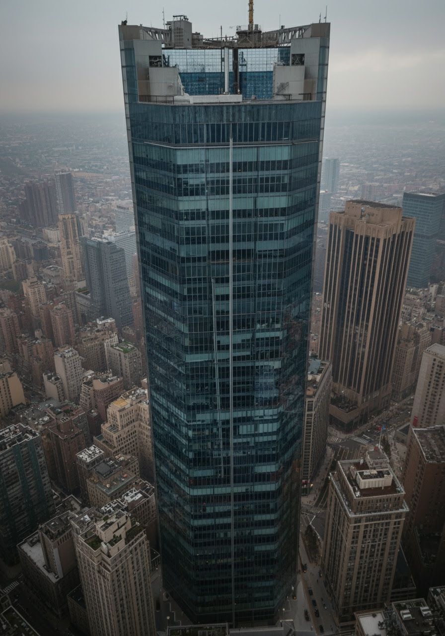 Stepwell Skyscraper: Vertigo Art in Sharp Focus