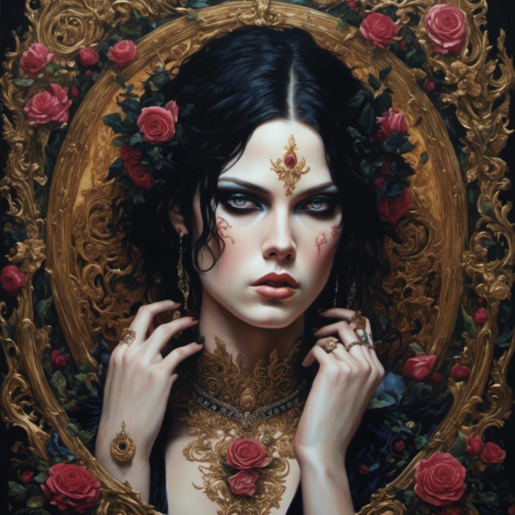 Fleeting Youth: An AI-Generated Symbolic Representation