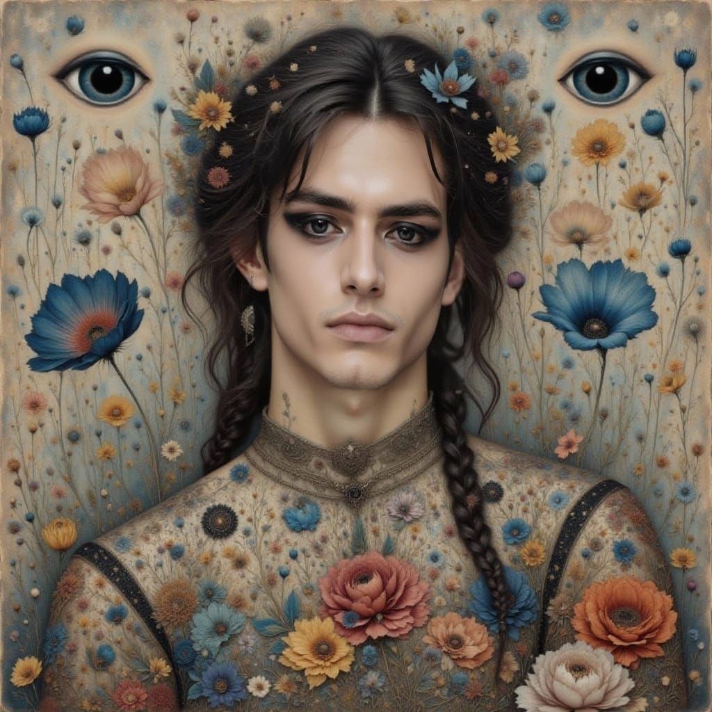 Geometric Portrait of a Woman